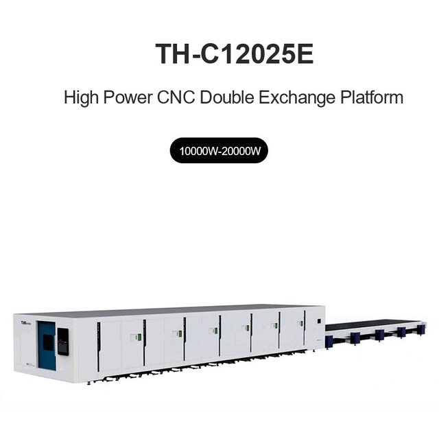 High Power Elevating Type Double Exchange Fiber Laser Cutting Machine