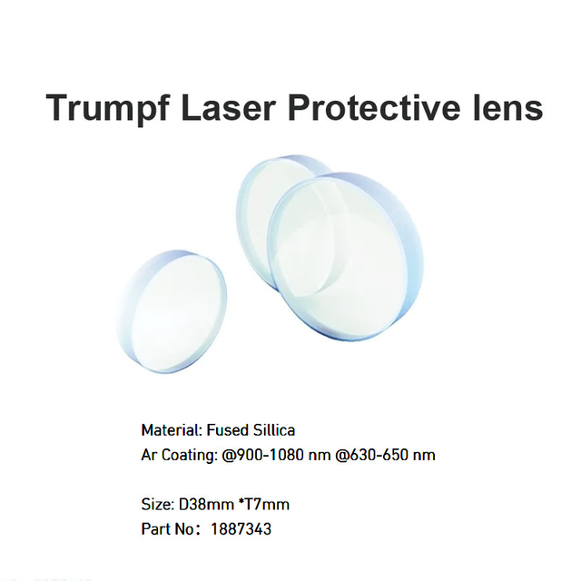 Trumpf Laser Protective Windows Lens D38*T7mm 