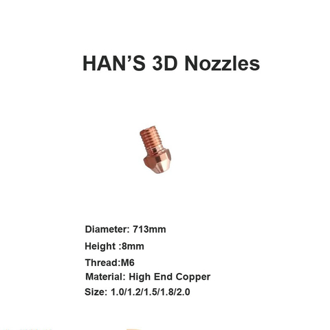 Han's 3D Nozzles 713mm