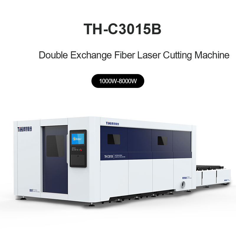 Enclosed Double Exchange Fiber Laser Cutting Machine TH-C3015B/TH-C4015B/TH-C4020B/TH-C6025B