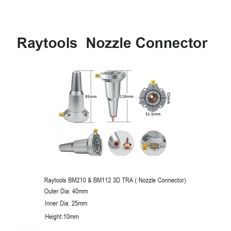 Raytools Nozzle Connector for BM210& BM112 3D TRA
