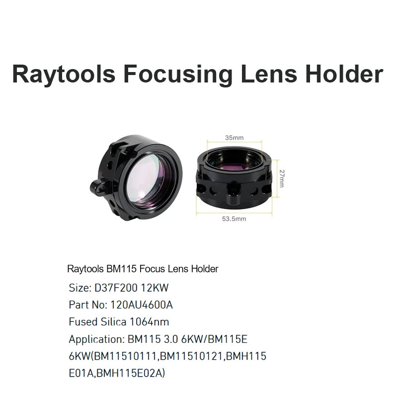 Raytools BM115 Focus Lens Holder D37 F200 12kw