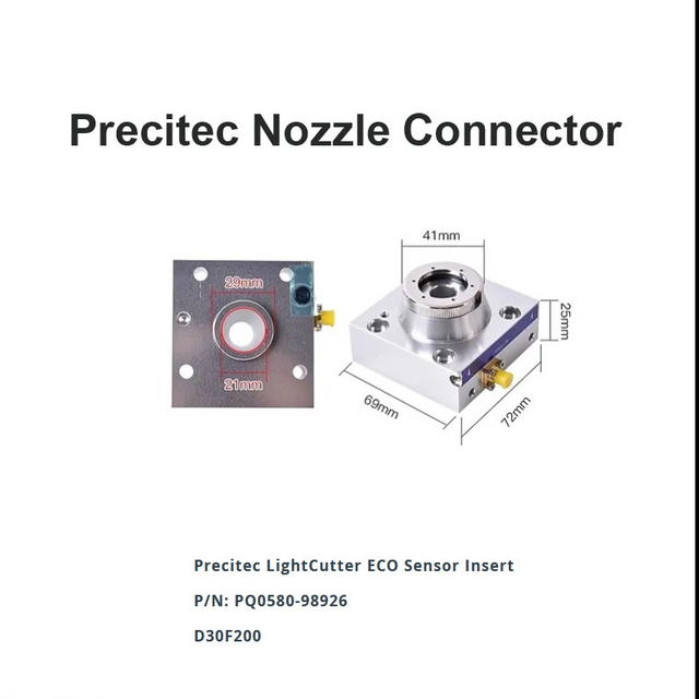 Precitec LightCutter ECO Sensor Insert D30 F200