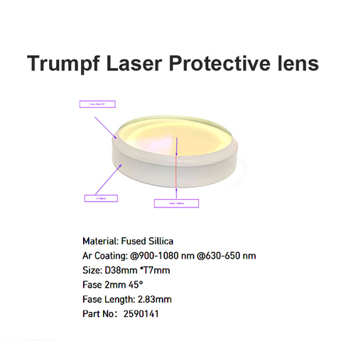 Trumpf Laser Protective Windows Lens 2590141
