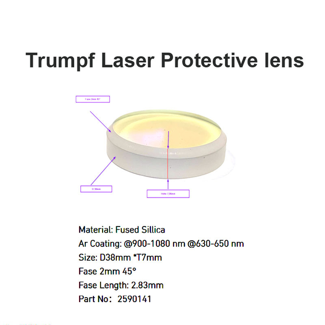 Trumpf Laser Protective Windows Lens 2590141