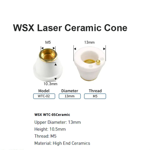 WSX Laser Ceramic Cone D13mm