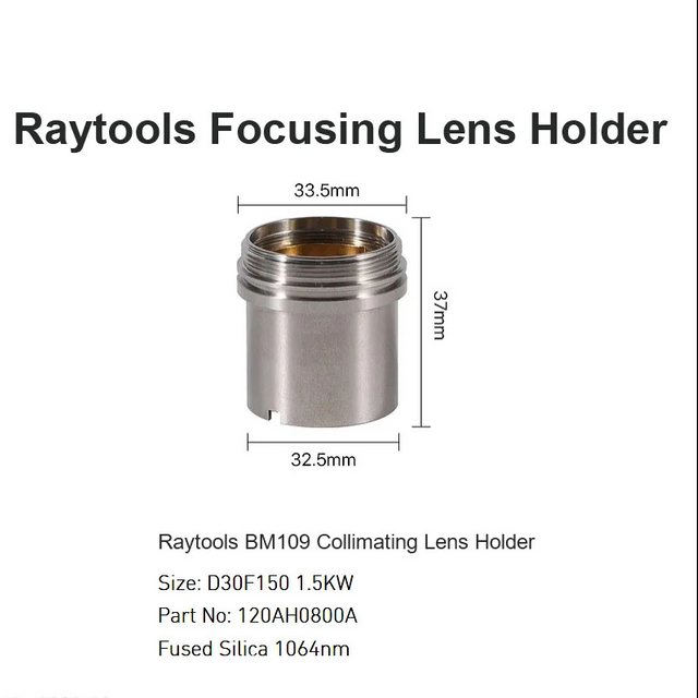 Raytools BM109 Collimating Lens Holder D30 F150 1.5KW