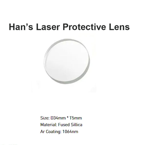 Han’s Laser Protective Lens D34mm