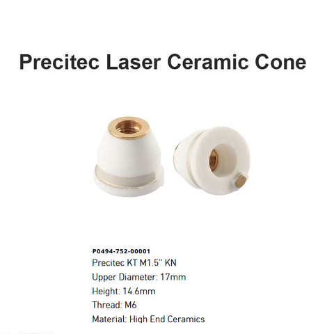 Precitec Laser Ceramic Cone D17mm H14.6mm 