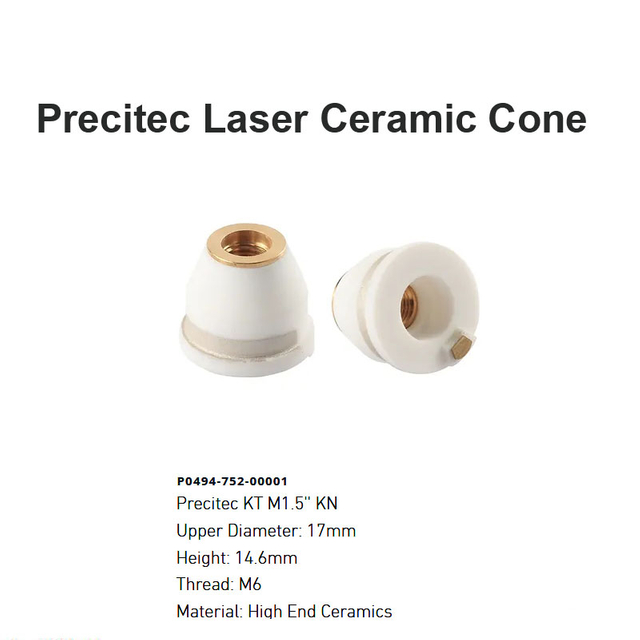 Precitec Laser Ceramic Cone D17mm H14.6mm 