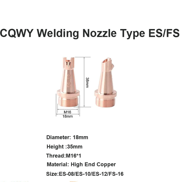 CQWY Welding Nozzle Type ES/FS