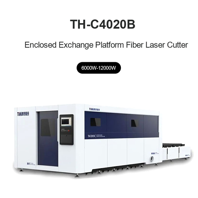 Enclosed Double Exchange Fiber Laser Cutting Machine TH-C3015B/TH-C4015B/TH-C4020B/TH-C6025B