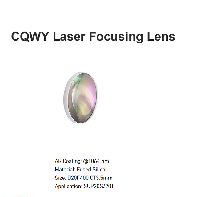 CQWY Laser Focusing Lens D20 F400
