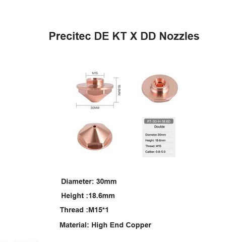 Precitec De KT X DD Nozzles