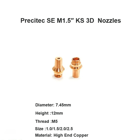 Precitec SE M1.5 KS 3D Nozzles