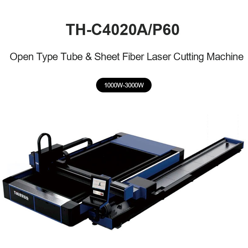 Open Type Tube & Sheet Integrated Double Function Fiber Laser Cutting Machine