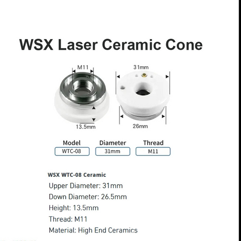 WSX Laser Ceramic Cone D31mm
