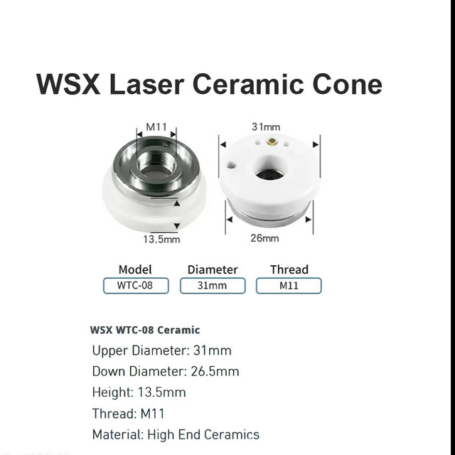 WSX Laser Ceramic Cone D31mm