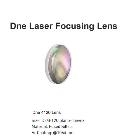 Dne Laser Focusing Lens D34 F120 Plano- convex 