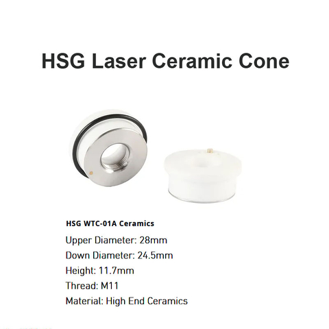 HSG Laser Ceramic Cone D 28mm H11.7mm