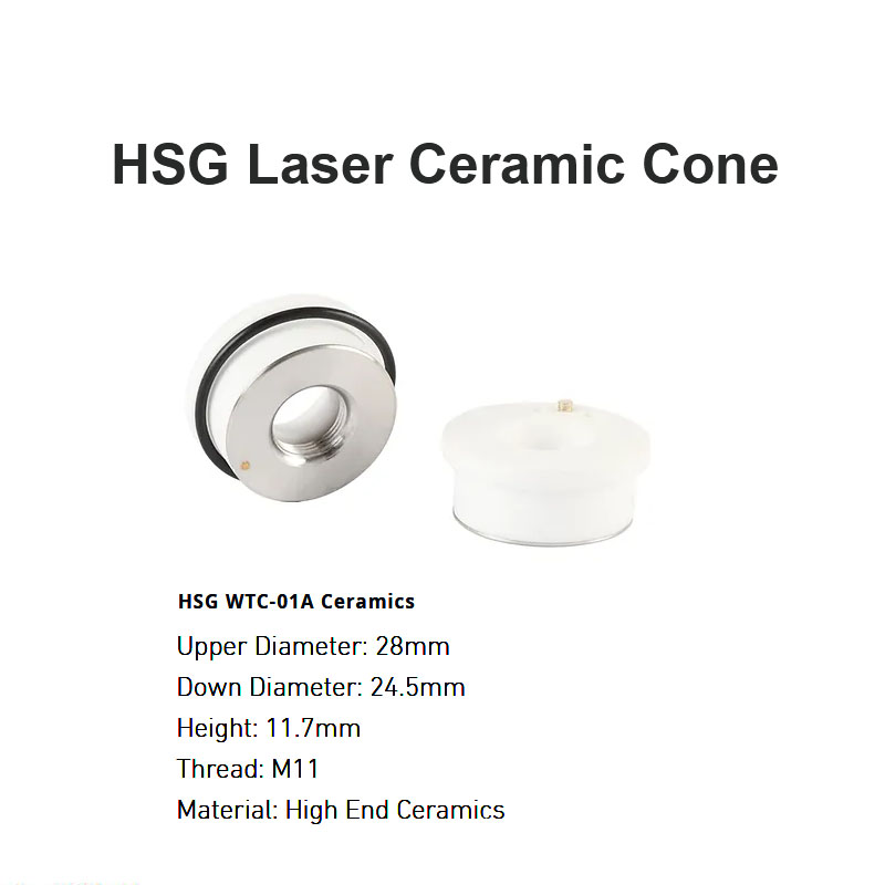 HSG Laser Ceramic Cone D 28mm H11.7mm