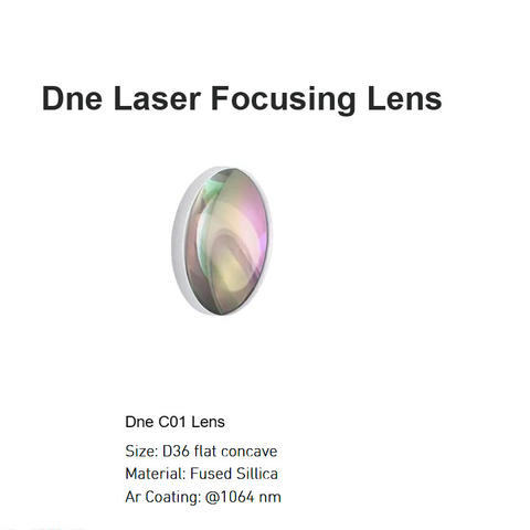 Dne Laser Focusing Lens D36 Flat Concave 