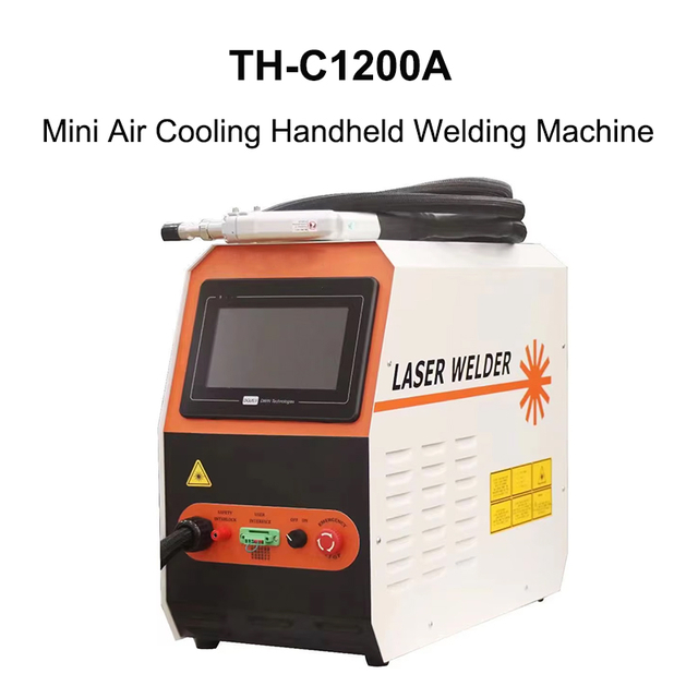 Mini Portable Air Cooling 1200w Handheld Welding Machine 