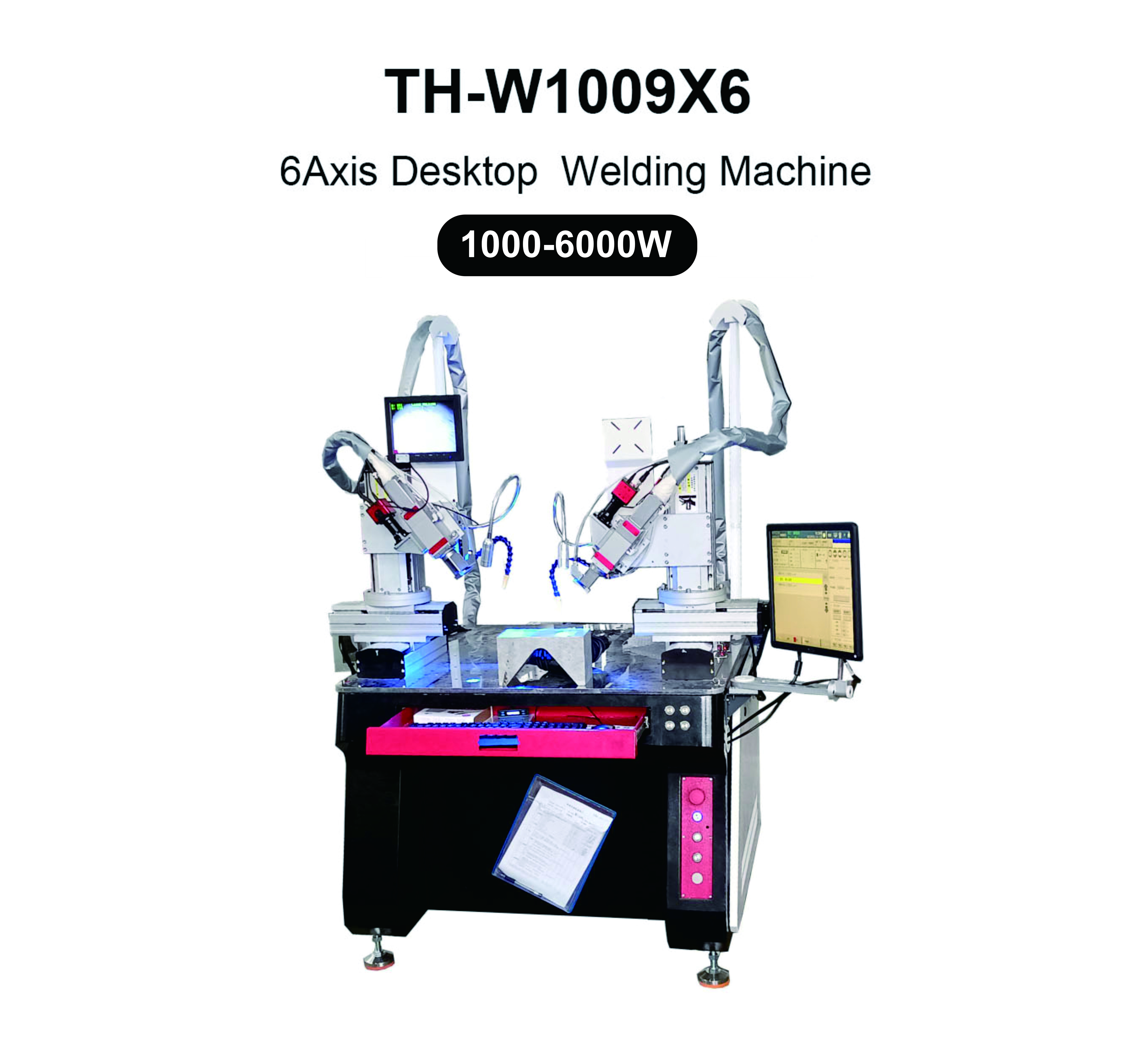 Double Head Platform Fiber Laser Welding Machine