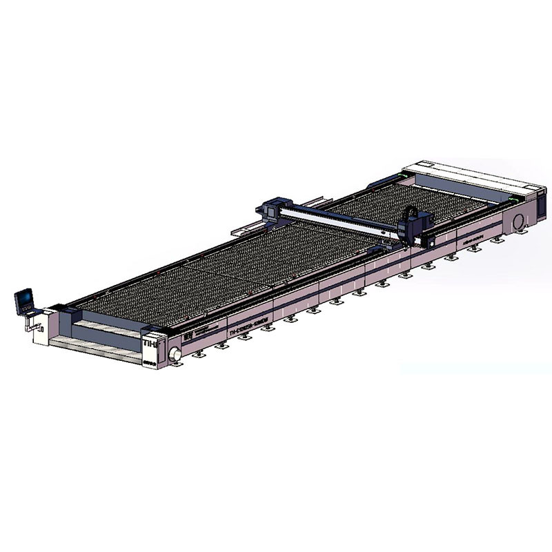 Large Format open type ground rail Laser cutting machine TH-C12025A